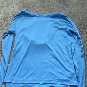 Columbia Light Blue Performance Long Sleeve